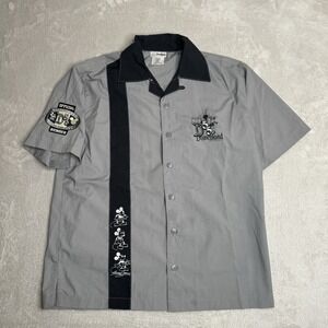 Vintage Disneyland Resort Men's D55 Theme Park Member‎ Button Up Size Small
